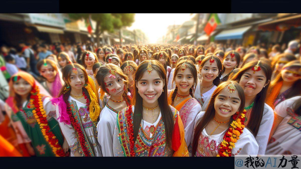 Midjourney group girls